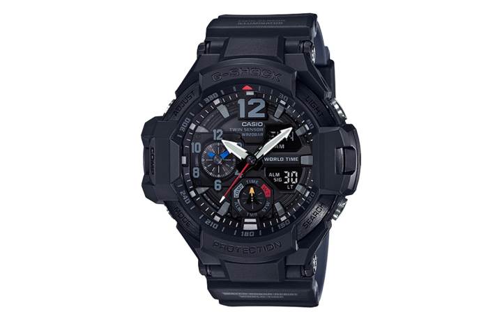 CASIO CASIO Men MASTER OF G-AIR Series Black Watch GA-1100-1A1