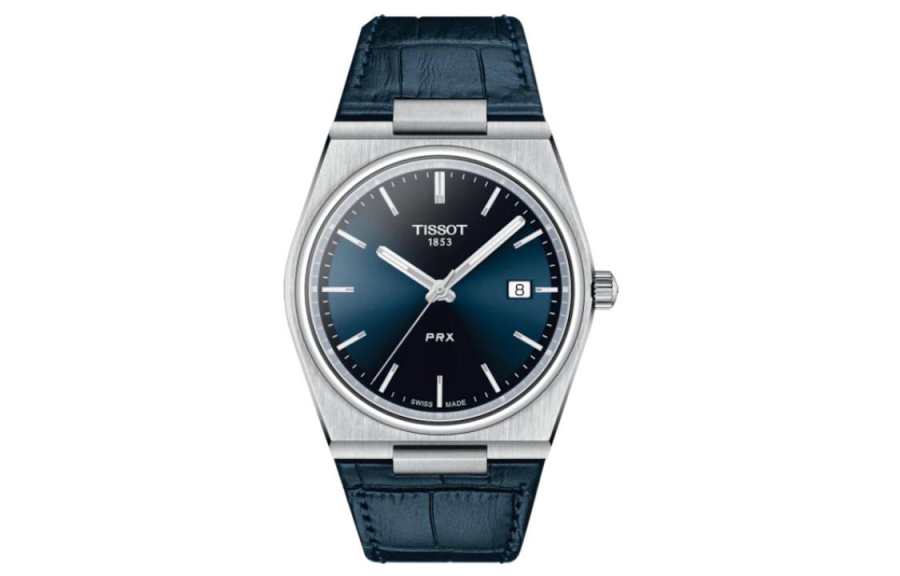 TISSOT PRX Quartz Movement 100m Waterproof Men's Watches Watch 39.5mm Blue Dial Stainless Steel Case