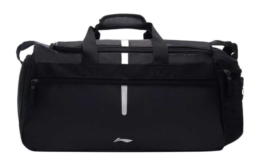 Li-Ning Li Ning Training Series Polyester Handbag, Shoulder Bag, Crossbody Bag, Gym Bag Unisex Black