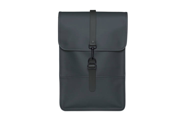 Rains Matte Waterproof Backpack Regular Unisex Slate Gray