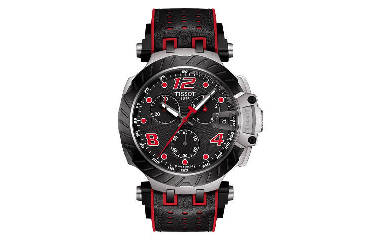 TISSOT Race Collection Quartz Movement Men's Watches Watch 43mm Black Dial