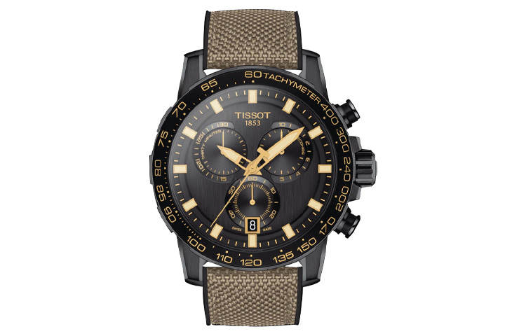 TISSOT Daring Collection Quartz Movement Men's Watches Watch 45.5mm Black Dial