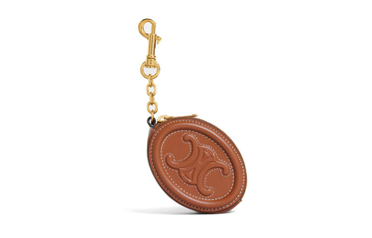 CELINE CELINE Smooth Cow Leather Wallet Women's Tawny