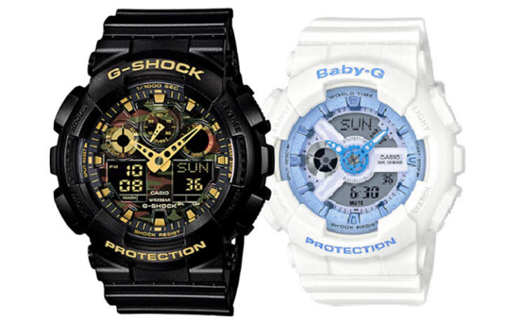 CASIO CASIO Unisex Pair Table Series Black Watch
