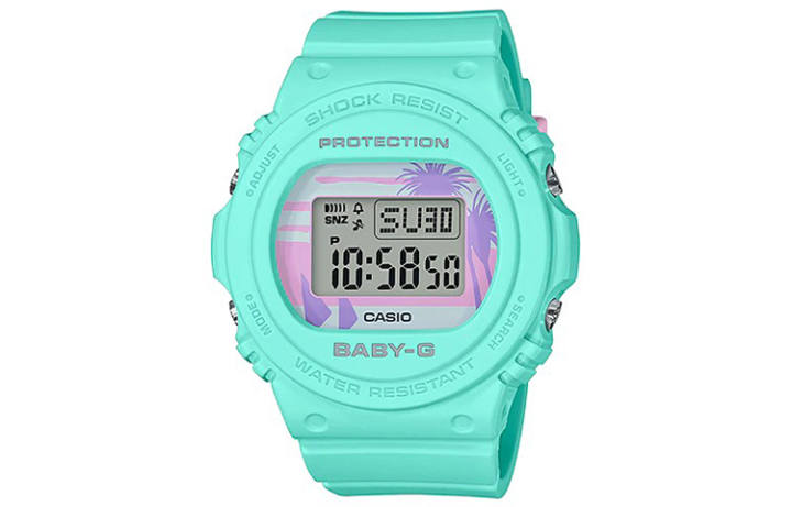 CASIO CASIO Women's BABY-G Green Watch BGD-570BC-3