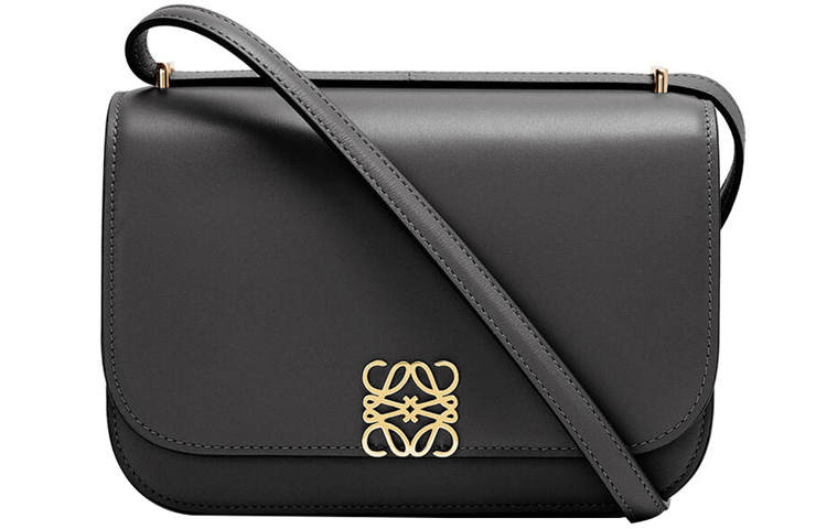LOEWE Calfskin Shoulder Bag, Crossbody Bag Small Women's Black