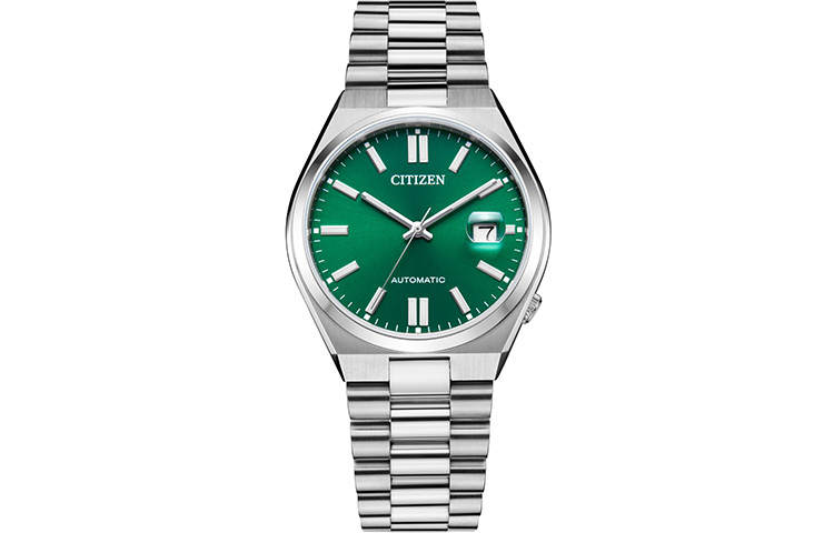 CITIZEN Mechanical Movement Stainless Steel Strap Watch Men's Watches Green Dial