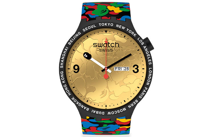 SWATCH SWATCH Unisex 47mm Gold Watch