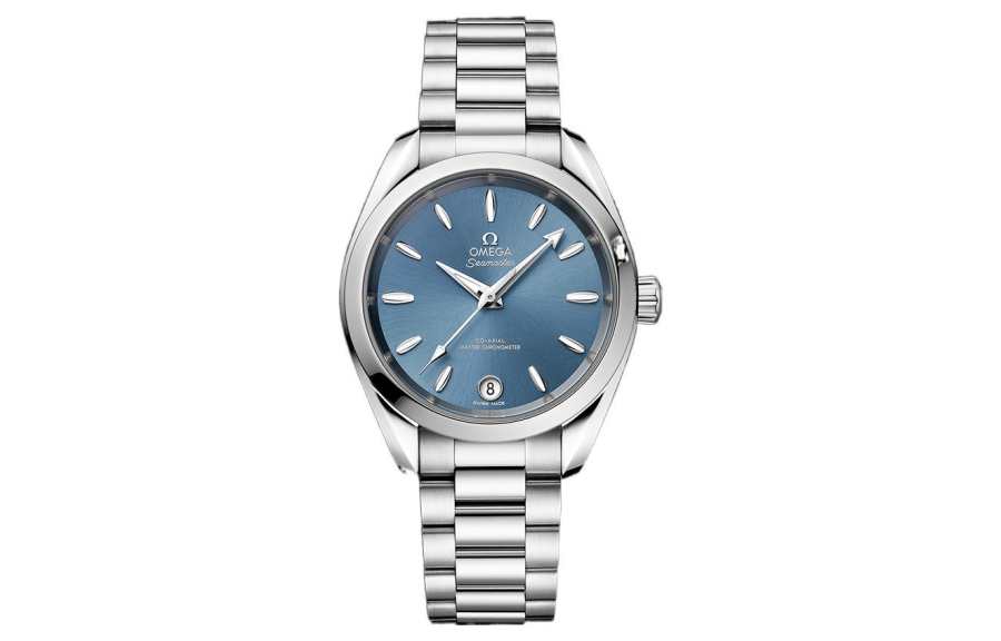 OMEGA OMEGA Automatic Mechanical Movement Women's Watch 34mm Blue Dial