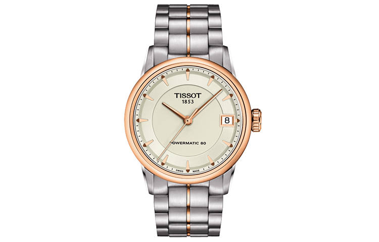 TISSOT Luxury Collection Automatic Mechanical Movement Women's Watch 33mm Yellow Watch Dial