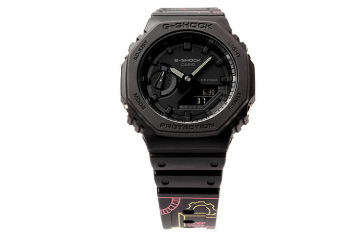 CASIO CASIO G SHOCK Rural Oak QQ20 Anniversary Edition Quartz Movement Watch Men's Watches Black Dial