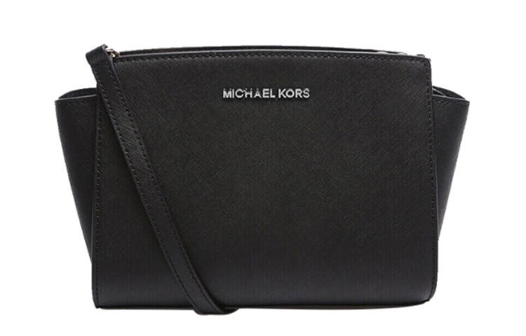 MICHAEL KORS Luggage Collection Leather Shoulder Bag Women's Black