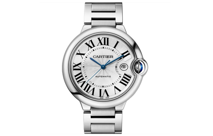CARTIER Blue Balloon Collection Automatic Mechanical Movement Men's Watches Wrist Watches 42mm Silver Dial