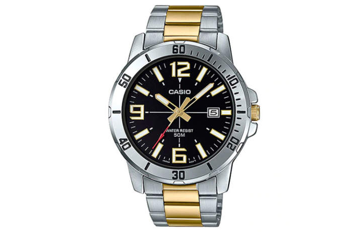 CASIO CASIO Men Standard Series 49mm Black Watch MTP-VD01SG-1B