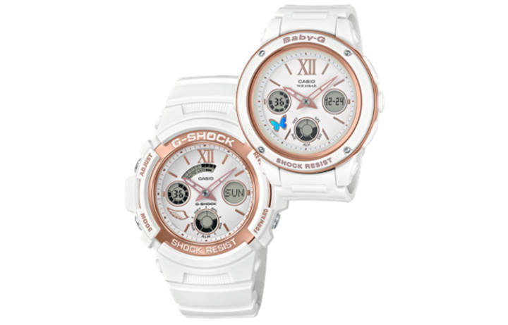 CASIO CASIO Unisex Pair Table Series White Watch LOV-18A-7A