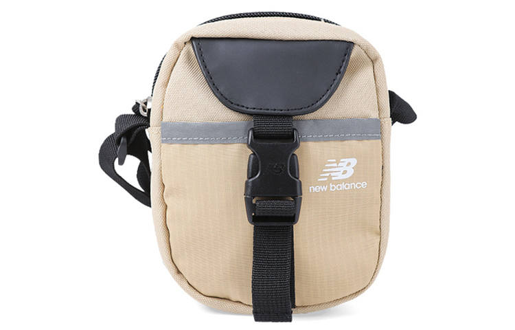 New Balance New Balance Fabric/leather Crossbody Bag, Shoulder Bag Regular Unisex Beige