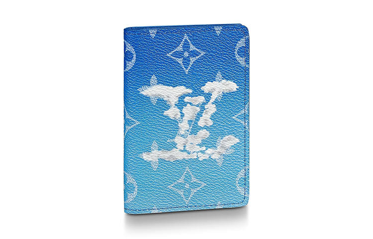 LOUIS VUITTON LOUIS VUITTON Pocket Organizer Clouds Monogram Blue