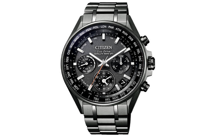 CITIZEN Ecology Drive Collection Light Powered Quartz Movement Titanium Strap Watch Men's Watches