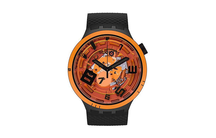 SWATCH SWATCH Unisex 47mm Orange Watch SB01B127
