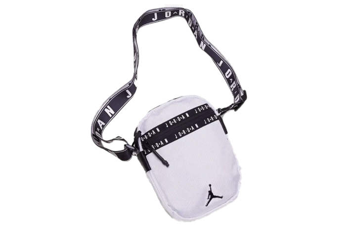 Jordan Jordan Polyester Crossbody Bags Regular Unisex White