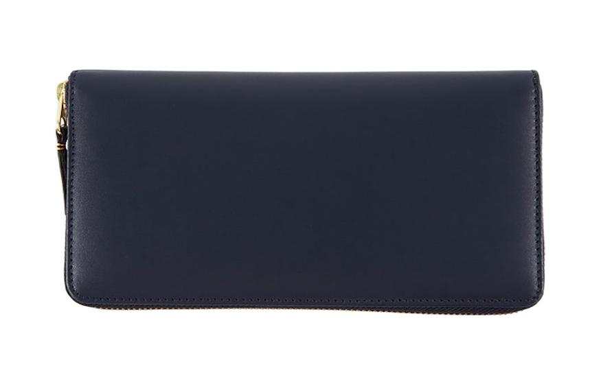 CDG CDG Leather Wallet Regular Women's Dark Blue