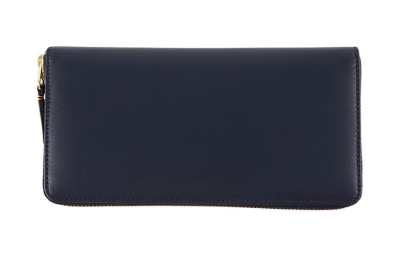 CDG Leather Wallet Regular Women's Dark Blue