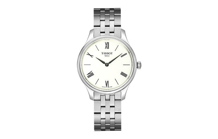 TISSOT Junya Collection Quartz Movement 30m Waterproof Women's Watch 31mm White Dial Stainless Steel Case