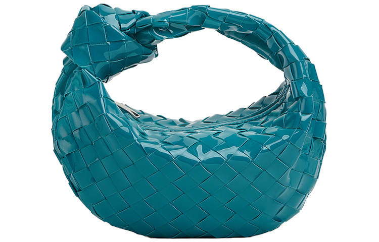 Bottega Veneta Cow Leather Handbag Regular Women's Royal Blue