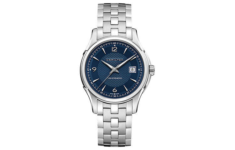 HAMILTON Jazz Series Automatic Mechanical Movement Men's Watches Watch 40mm Blue Dial Stainless Steel Case