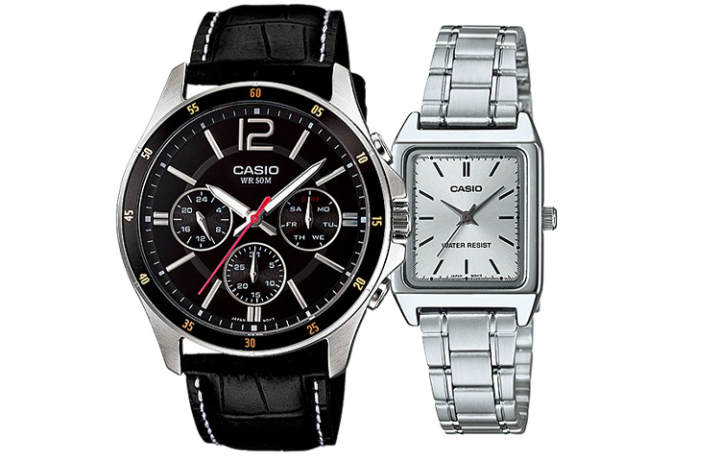 CASIO CASIO Unisex Pair Table Series Black Watch