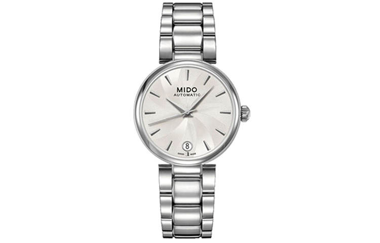 MIDO Baroncelli Collection Automatic Mechanical Movement Women's Watch 33mm White Dial