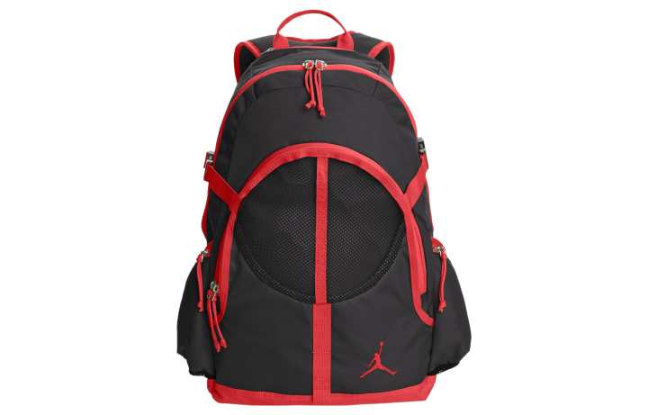 Jordan Jordan Polyester Backpack Regular Men's Black Red
