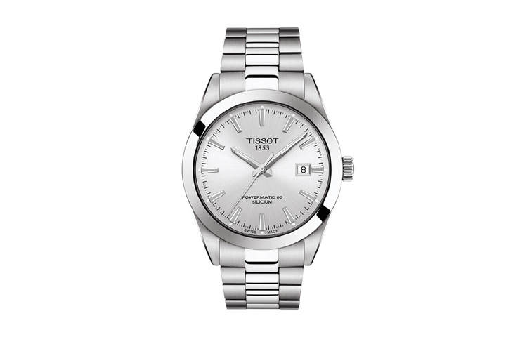TISSOT Windy Collection Automatic Mechanical Movement Men's Watches Watch 40mm Silver Dial Stainless Steel Case