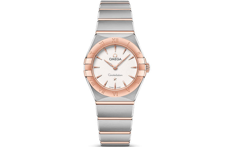 OMEGA Constellation Collection Zodiac Watch Quartz Movement Women's Watch 25mm White Dial