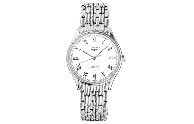 LONGINES Lvya Collection Automatic Mechanical Movement Women's Watch 35mm White Dial Steel Watch Case