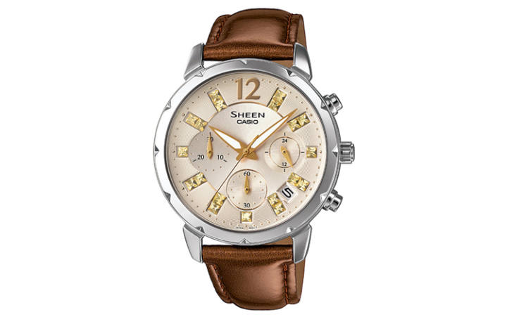 CASIO CASIO Women's SHEEN Gold Watch SHE-5024BL-9A