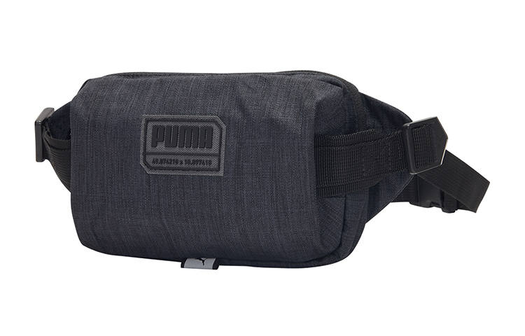 PUMA Fabric Shoulder Bag, Crossbody Bag, Fanny Pack Regular Unisex Gray Black