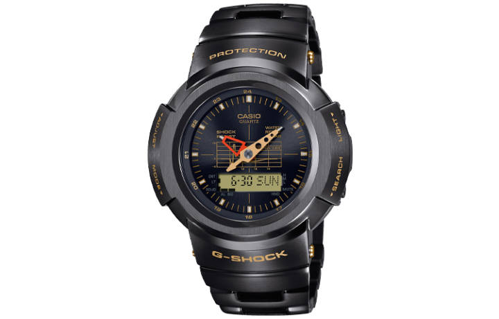 CASIO CASIO Men Full Metal Series Black Watch AWM-500GC-1A