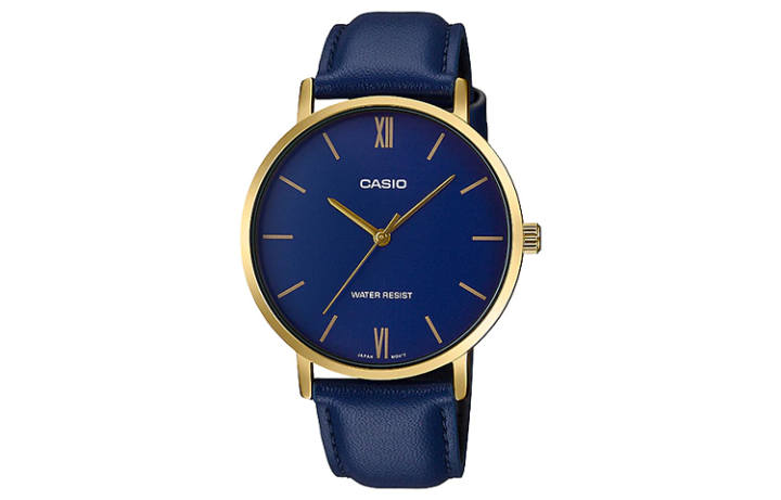 CASIO CASIO Men Standard Series Blue Watch MTP-VT01GL-2B
