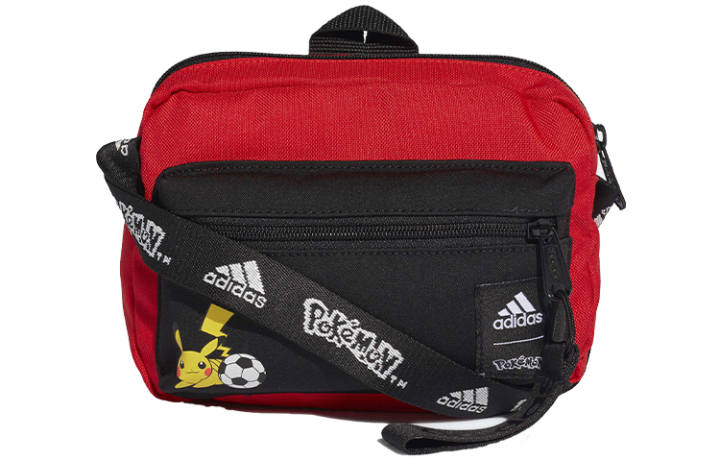 Adidas Adidas Pokémon, Collaboration Cotton Handbag, Shoulder Bag, Crossbody Bag Unisex Red