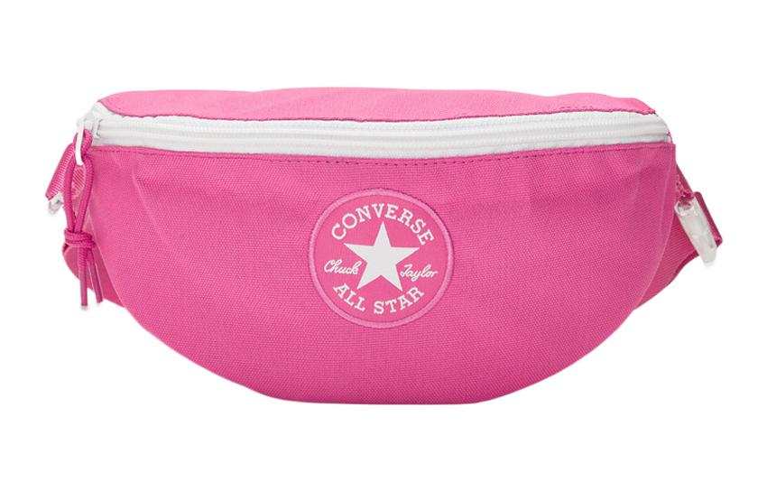 Converse Polyester One Shoulder Crossbody Fanny Pack Regular Unisex Pink Purple