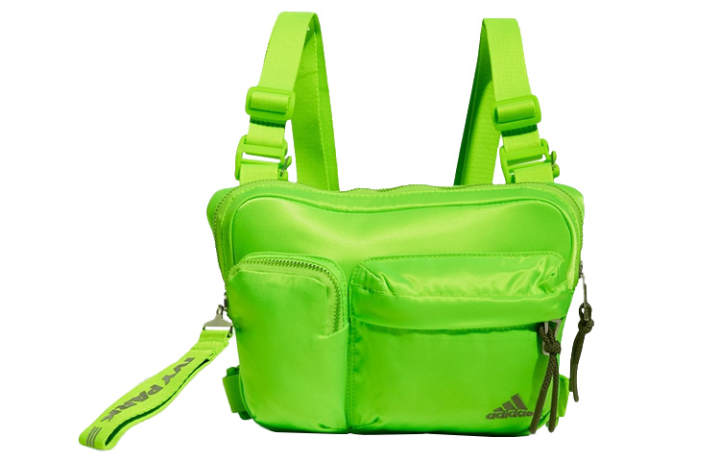 Adidas Adidas X IVY PARK Collaboration Zip Closure Polyamide Backpack Regular Unisex Neon Green