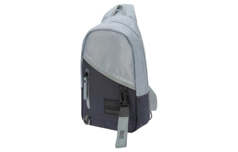 Li-Ning Li Ning Fabric Crossbody Bag, Fanny Pack, Sling Bag Unisex Gray
