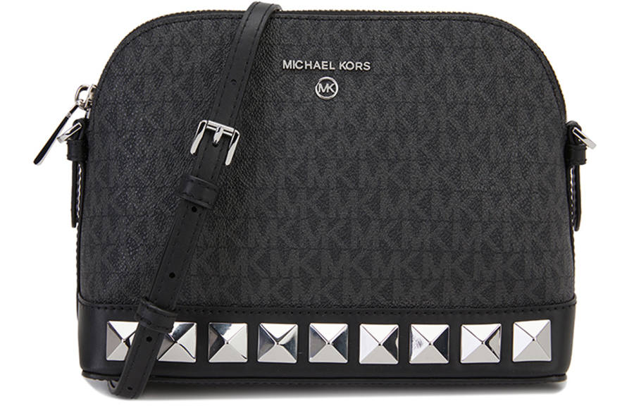 MICHAEL KORS Charm PVC Shoulder Bag Women's Black