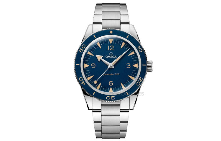 OMEGA Seahorse Collection 300m Diving Watch Automatic Mechanical Movement Men's Watches Watch 41mm Blue Dial