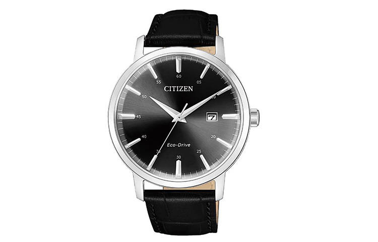 CITIZEN Ecology Drive Collection Minimalist Fashion Light Powered Quartz Movement Genuine Leather Strap