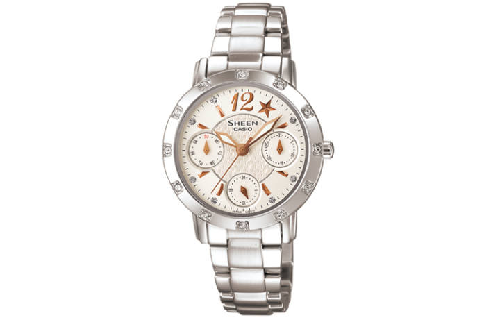 CASIO CASIO Women's SHEEN White Watch SHN-3020D-7ADR