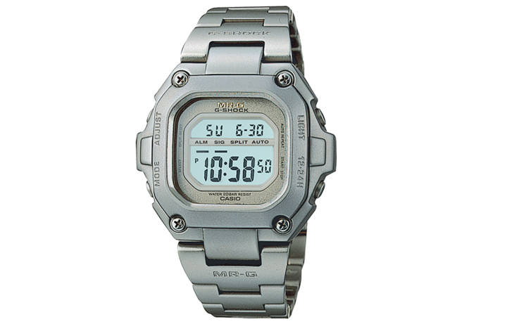 CASIO CASIO Men MR-G Series 45mm Silver Watch MRG-110T-8