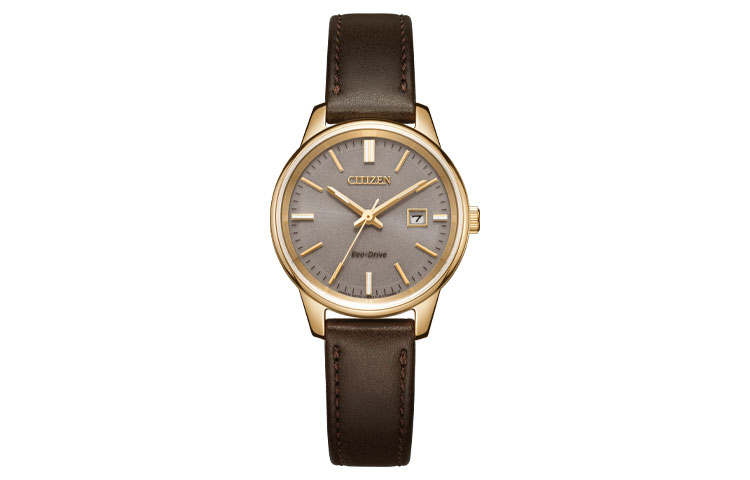 CITIZEN CITIZEN Ecology Drive Collection Light Powered Quartz Movement Genuine Leather Strap Watch