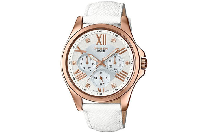 CASIO CASIO Women's SHEEN Silver Watch SHE-3806GL-7AQ